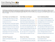 Tablet Screenshot of coinheadlines.coincollectingnews.org